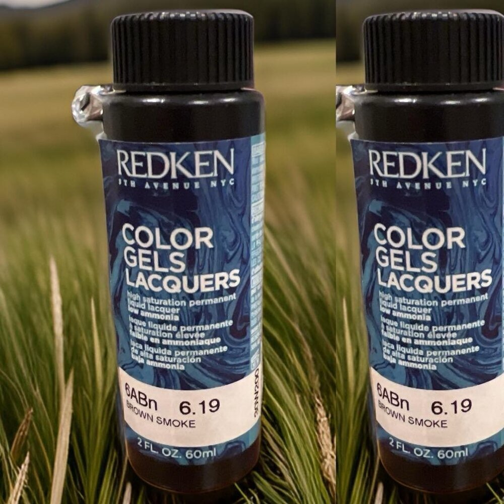 Redken Color Gel Lacquers 6ABN Brown Smoke 2 oz_ 2 units